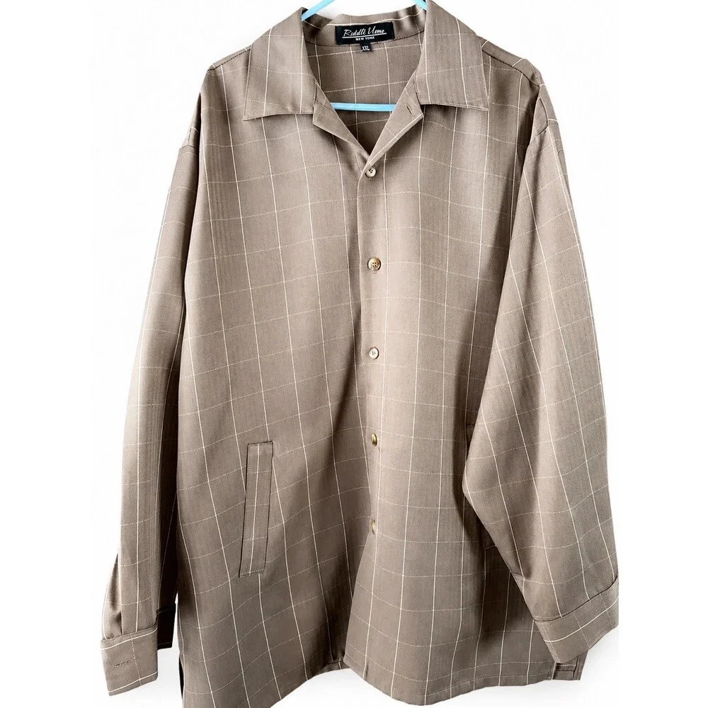 Men’s 2 Piece Walking Suit Size 2X. Very High-Quality, Tan